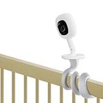 iTODOS Baby Monitor Mount for Arlo, Motorola Baby Monitor and Most Universal Monitors Camera, Versatile Twist Mount Without Tools or Wall Damage - Gray