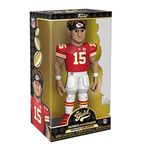 Funko Gold 12" NFL: Chiefs - Patrick Mahomes - 1/6 Odds for Rare Chase Variant - Collectable Vinyl Action Figure - Birthday Gift Idea - Official Merchandise - Ideal Toy for Sports Fans and Display