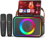 Karaoke Machine,Portable Bluetooth 