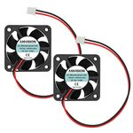 ANVISION 2-Pack DC 24V 40mm Dual Ball Bearing Brushless Cooling Fan, YDM4010B24