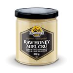 Dutchman’s Gold Organic Raw Honey | Unpasteurized | Canada No. 1 White | Minimally Filtered | Smooth Creamy Texture | Product of Canada | 330 g