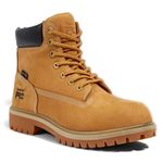 Timberland PRO Women's Direct Attach 6" Steel-Toe Waterproof Insulated Work Shoe, Wheat, 8 Wide