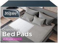 Inspire Disposable Bed Pads Chucks Protective Bed Pad 24x30 60 Count