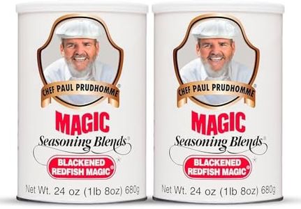 Chef Paul Blackened Redfish Magic Seasoning Blends | Cajun-Style Spices & Seasonings | Gluten-Free, No MSG, Bold Flavor | Perfect for Grilling, Cooking & BBQ | 24 oz/ 680g Canister (Pack of 2)