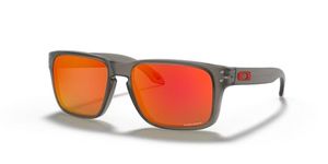 Oakley Youth Kids' OJ9007 Holbrook XS Square Sunglasses, Matte Grey Ink/Prizm Ruby, 53 mm