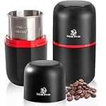 Electric Coffee Grinder and Spice Grinder with Stainless Steel Blades,120g Large Capacity,150w Powerful Electric for Coffee Beans, Spices,Grains,Nuts