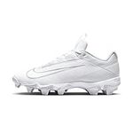 Nike Men's Vapor Edge Shark 2 Football Cleats (12 US, White/Pure Platinum/Metallic Silver), White, 12