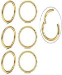 18k Real Gold Plating 8mm Trague Rook Daith Cartilage Piercing Jewelry