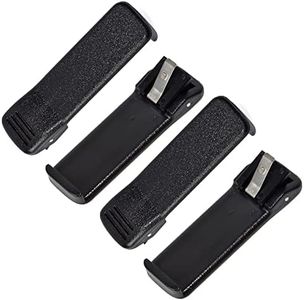HLN8255/HLN8255B Belt Clip for Motorola DP1400 DEP450 PR400 CP200 CP200D CP200XLS CP040 CP140 CP150 GP3688 EP450 PMNN4251 NNTN4497 NNTN4970 NNTN4851 (Pack of 4)