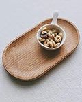7" Small Wooden Serving Tray, Decor