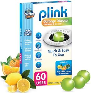Compac Home Plink Garbage Disposal Cleaner and Deodorizer 60ct VALUE PACK - Assorted Scents