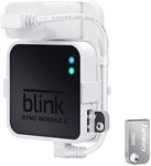 Zortwury 256GB Blink USB Flash Drive for Local Video Storage and Blink Sync Module 2 Mount, No Drilling, Save Space, Holder for Blink Sync Module (Not Include Blink Sync Module 2)