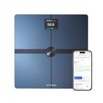 WITHINGS Body Smart - Digital Smart Scale for Body Weight, Weight Scale for Visceral Fat, Mucle & Fat Mass Heart Rate, Android & iOS comaptible