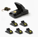 Mouse Trap, Reusable 6 Pack Mouse Traps Recycleable for Indoors and Outdoors, Quick, Effective Rodent Catcher Mice Kill Mouse Control