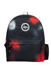 hype school uni casual work hiking day backpacks for kids boys girls teens men and women, Black, One Size