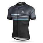 LAMEDA Cycling Jersey Men Short Sleeve Shirt Bike Accessories Running Tops Bike Biking Shirt XL Gray