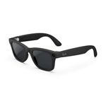 Ray-Ban Meta (Gen 2), Wayfarer Large, Matte Black | Smart AI Glasses for Men, Women — 2X Battery Life — 3K Ultra HD Resolution — 12 MP Ultra-Wide Camera, Audio, Video — Transitions® Grey Lenses