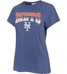 '47 Women's MLB Undertone Franklin T-Shirt, New York Mets, Blue, Large