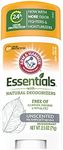 ARM & HAMMER Essentials Natural Deodorant Unscented 2.50 oz (Pack of 9)