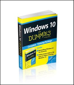 Windows 10 For Dummies Book + Online Videos Bundle