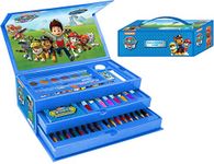 Ram® Nickelodeon Paw Patrol Boys 52 Pieces Childrens Kids Arts Crafts Carry Along Case Toy Vanity Set