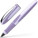 Schneider Ray Rollerball Pen Refillable with Standard Ink Cartridges Suitable for Right and Left Handers Lavender