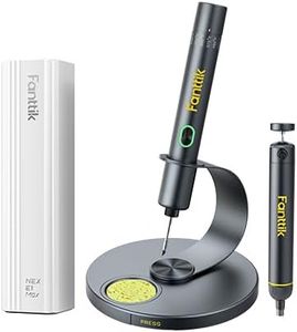 Fanttik T1 Max Soldering Iron Kit & E1 Max 3.7V Mini Electric Screwdriver-White