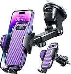 VANMASS [Longest Lasting] True Military-Grade Car Phone Holder Strongest Suction & Clip Cell Mount Dashboard Windshield Vent Automobile Cradle Truck Accessories for iPhone 16 15 Pro Max 14 13 Android