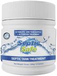 SepticTab - Bio Tablet Septic Tank Treatment - 14 Count One Year Supply - One Flush Per Month - Prevent Costly Septic Tank Repairs with Dissolvable Bio Tablets