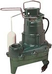 Zoeller 264-0001 Sewage Pump, Packs, Black