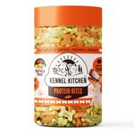 Kennel Kitchen Protein Bites Dog Treats Biscuits, 500g | Chicken with Superfoods Turmeric, Pumpkin and Spinach | Healthy Snacks for Dogs | Crunchy, Meaty & Tasty!