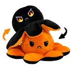 COLORS Reversible Octopus Plush Stuffed Animals - Flippy Octopus Plushie - Mood Octopus reversible plushie uk - Happy sad octopus toy shows your true emotion silently!