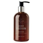 Scottish Fine Soaps - Silver Buckthorn Hand Soap - Hand Wash Liquid - Hydrating Effect - Organic Sea Buckthorn Extract - Black Pepper and Bergamot - Sensitive Formula - Vegan Friendly - 300ml