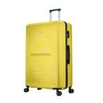 FLYMAX XL 32" Extra Large 4 Wheel Suitcases Spinner Lightweight Luggage ABS Travel Cases Yellow