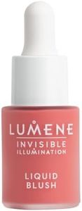 Lumene Invisible Illumination Liquid Blush Bright Bloom - Dewy Makeup Cheek Tint with Luminizing Pigments for Hydrated Glowing Skin - Weightless Liquid Blush for Cheeks (0.5 Fl Oz)