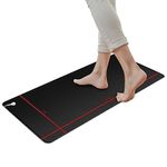 Grounding Mat for Improved Sleep, Reduced Anxiety, Pain, Inflammation, Headache Relief, Balance. Grounded Therapy. Connect to Earth While Indoors. Grounding Cord Included. 23.6" x 13"