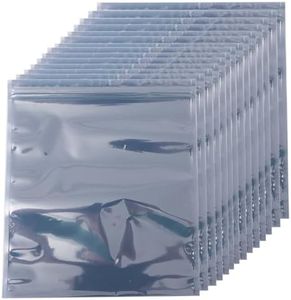 LJY 50 Pieces Antistatic Resealable Large Size Bags for Motherboard HDD and Electronic Device, 21cm x 24cm / 8.3in x 9.5in