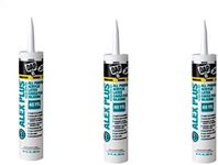 DAP INC 18152 10.1oz White Alex Plus Acrylic Latex Caulk with Silicone (3 Pack)