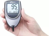 Dr. Morepen BLOOD GLUCOSE TEST GLUCOMETER (BLACK&GREY) No Free Strips