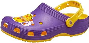 Crocs Unisex-Adult NBA Los Angeles Lakers Classic Clog, La Lakers, 10 Women/8 Men