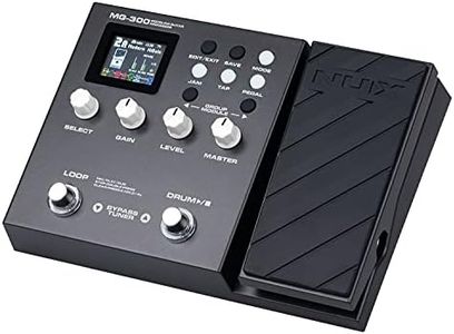 NuX MG300 | Guitar Multi-FX Pedal | Compact, Powerful, Recording Tool, Practice Companion, Multi Effects, Full Size,Black