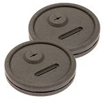 IMPRESA 2 Pack Thermometer and Probe Grommet for Grills - Compatible with Weber Smokey Mountain Cookers and More - Compare to Replacement 85037