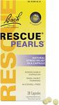 Bach RESCUE PEARLS, Natural Orange Vanilla Flavor, Natural Stress Relief, Homeopathic Flower Essence, Quick-Dissolve, Gluten & Sugar-Free, 28 Count