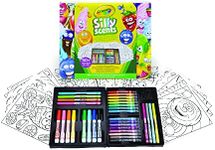 Crayola Silly Scents Scented Mini Art Case Set, Includes 16 Mini Twistables Crayons, 8 Slim and 8 Broad Line Washable Scented Markers, 20 Coloring Pages in a Durable Storage Case!