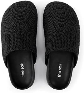 The Sak Bolinas Clog Shoe - Women's Slip On Sandal for Indoor & Outdoor Use, Comfortable Mule Shoes, Black