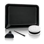 OWLSTEM Rolling Tray Set-Portable 4 Piece Kit Rolling Tray Set with Accessories-Suitable for Home, Outdoor&Kitchen Use