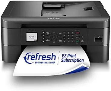 Brother MFC-J1010DW Wireless Color Inkjet All-in-One Printer with Mobile Device and Duplex Printing, Refresh Subscription and Amazon Dash Replenishment Ready