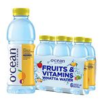 O'CEAN Fruit Water Mango & Passion flavor enriched with vitamins, electrolyte & glucose| 500ml | Pack of 6