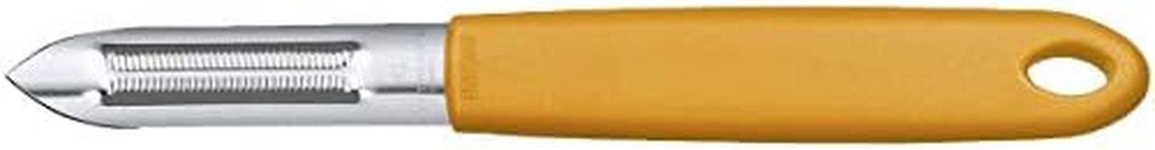 Victorinox Potato Peeler Serrated Double Edge Potato Peeler, Orange, 7.6077.9