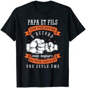 Papa Et Fils Fête des Pères Cadeau Papa T-Shirt